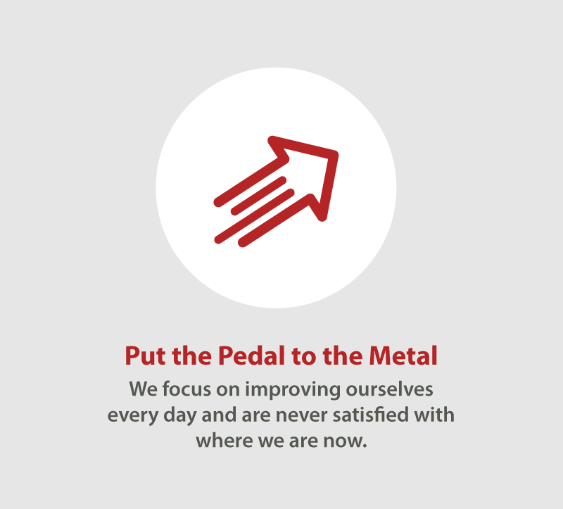 Put the Pedal to the Metal