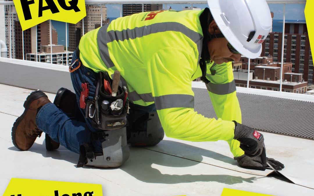 How long does a commercial flat roof typically last?