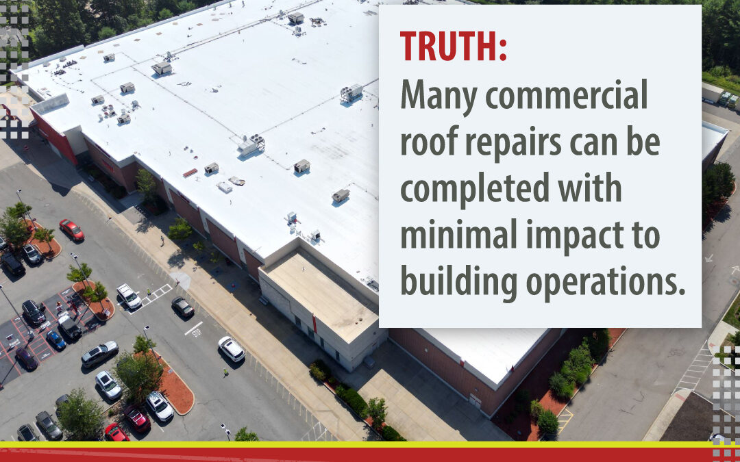 Myth: Roof repairs always mean major disruption.